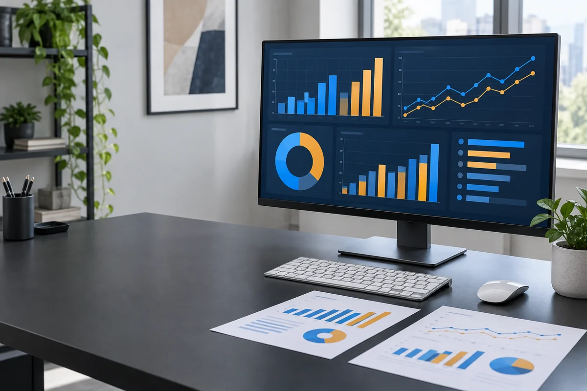 Fotografia ilustrativa para Power BI Curso Completo.